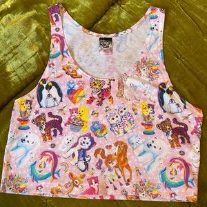 Lisa Frank Crop Top